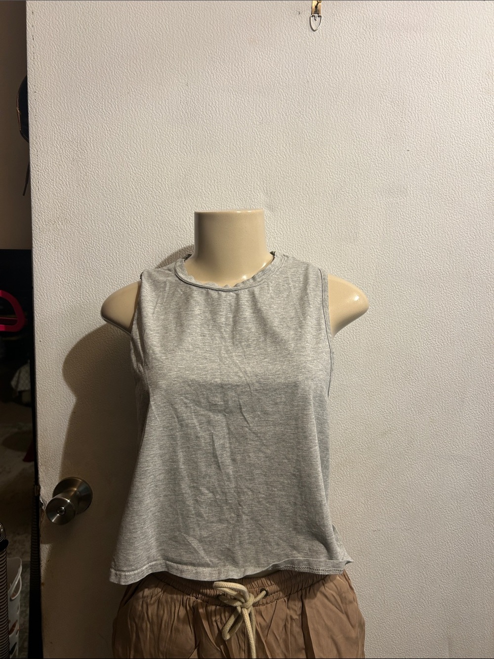 Light Gray Sleeveless Tank Top - Everyday Essential